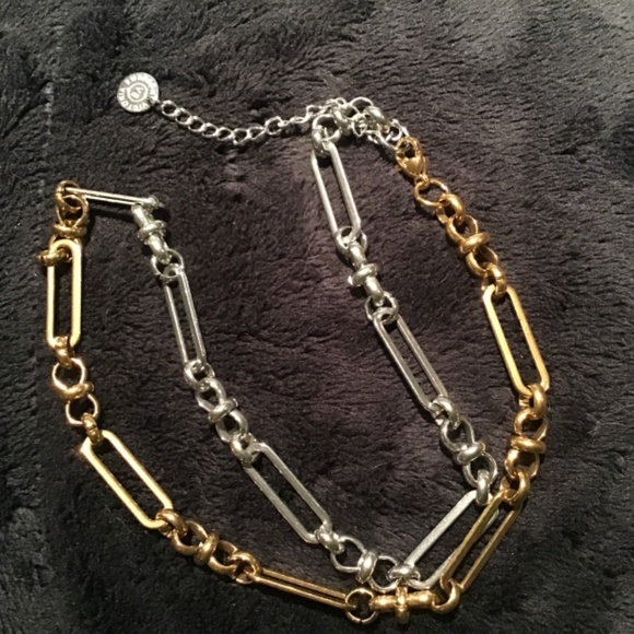 COPY - VICTORIA EMERSON MIXED METAL LINK CHAIN - Picture 4 of 4
